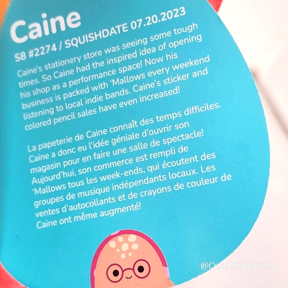 CAINE ๐ข FTM Orange & Red Turtle Original Squishmallow by Kelly Toy โใNWTใโ - Picture 4 of 8